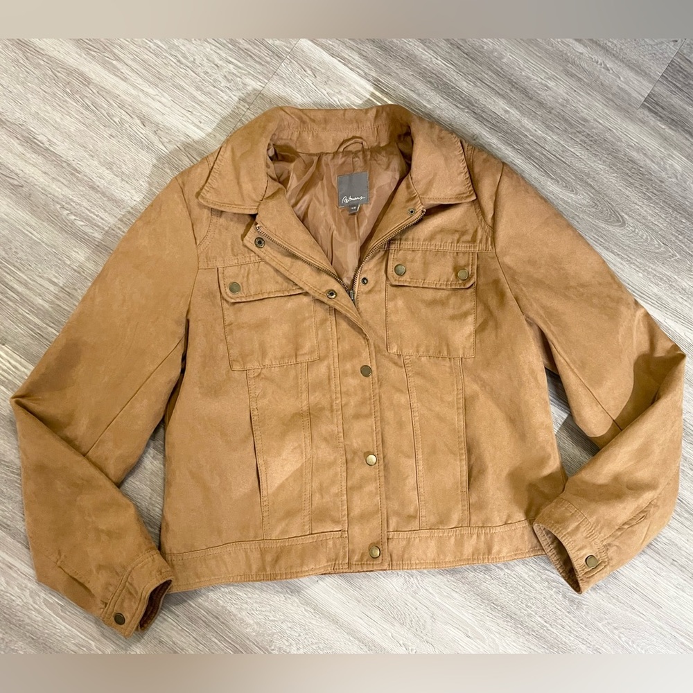 Faux Suede Jacket